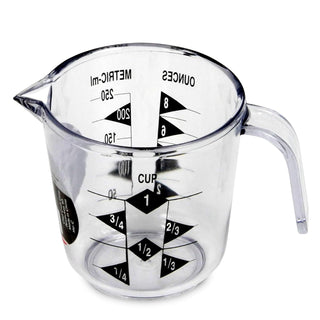 Chef Craft Select Plastic 1 Measuring Cup, 3.5 inch, Clear
