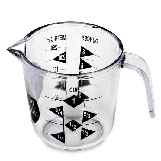 Chef Craft Select Plastic 1 Measuring Cup, 3.5 inch, Clear