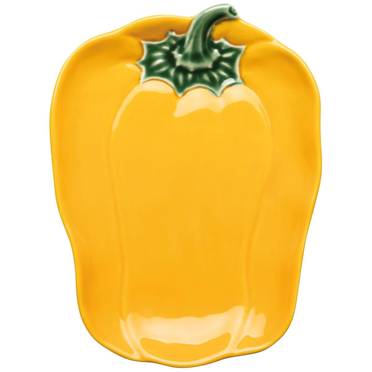 Now Designs Dishware Plate, W6 x L8.75 in, Bell Pepper