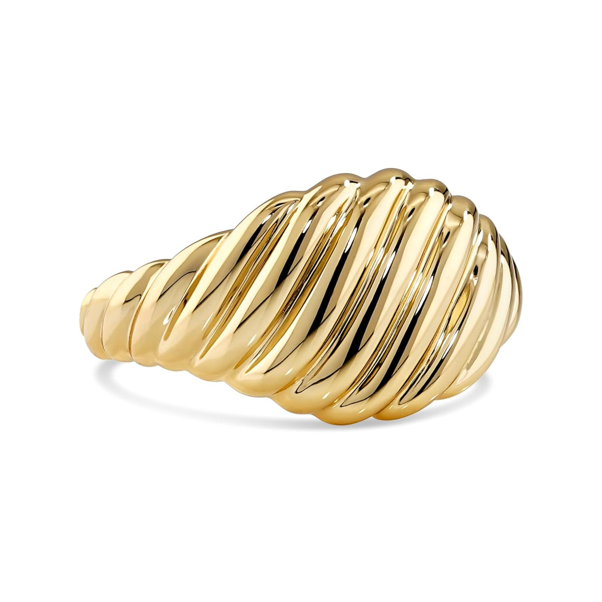 DEVATA Ring, 8, Gold Plated/Rope RPC1621