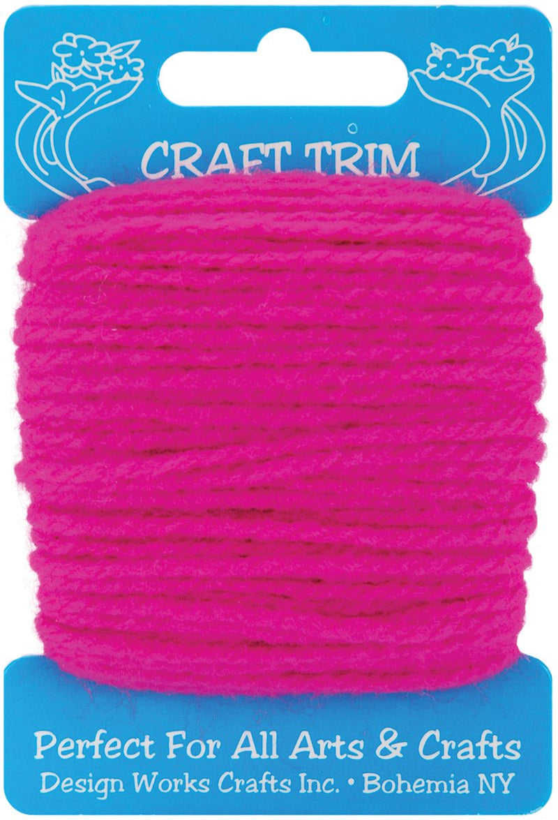 Design Works Crafts Magenta Yarn Card