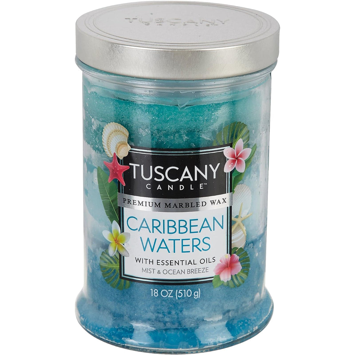 TUSCANY Candle, 18 ounce, Turquoise