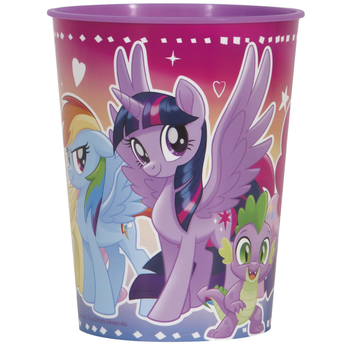 Unique Drinking Cup, 16 Ounces, Multicolor