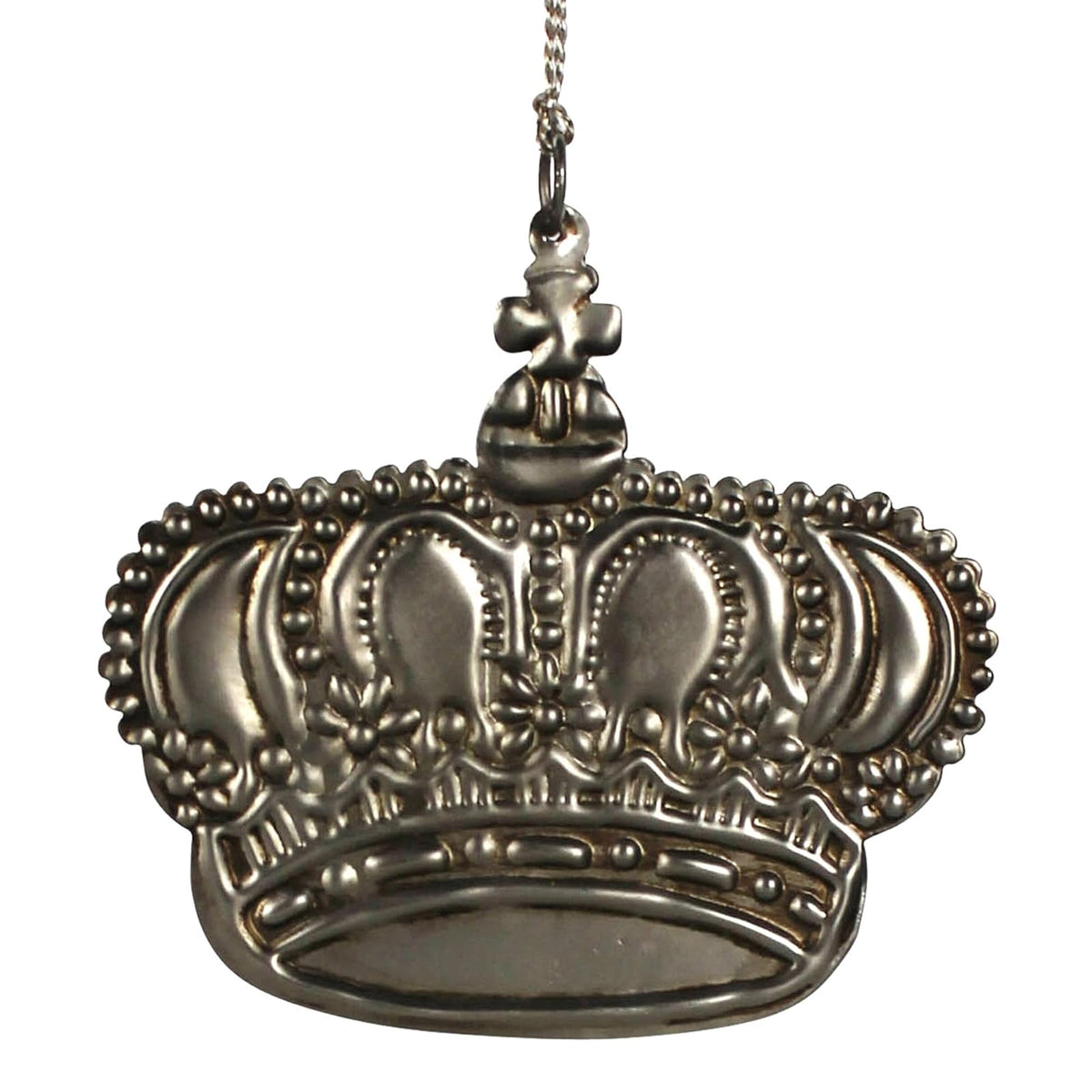 HomArt Hanging Ornament, 4.25x0.125x4, Antique Silver