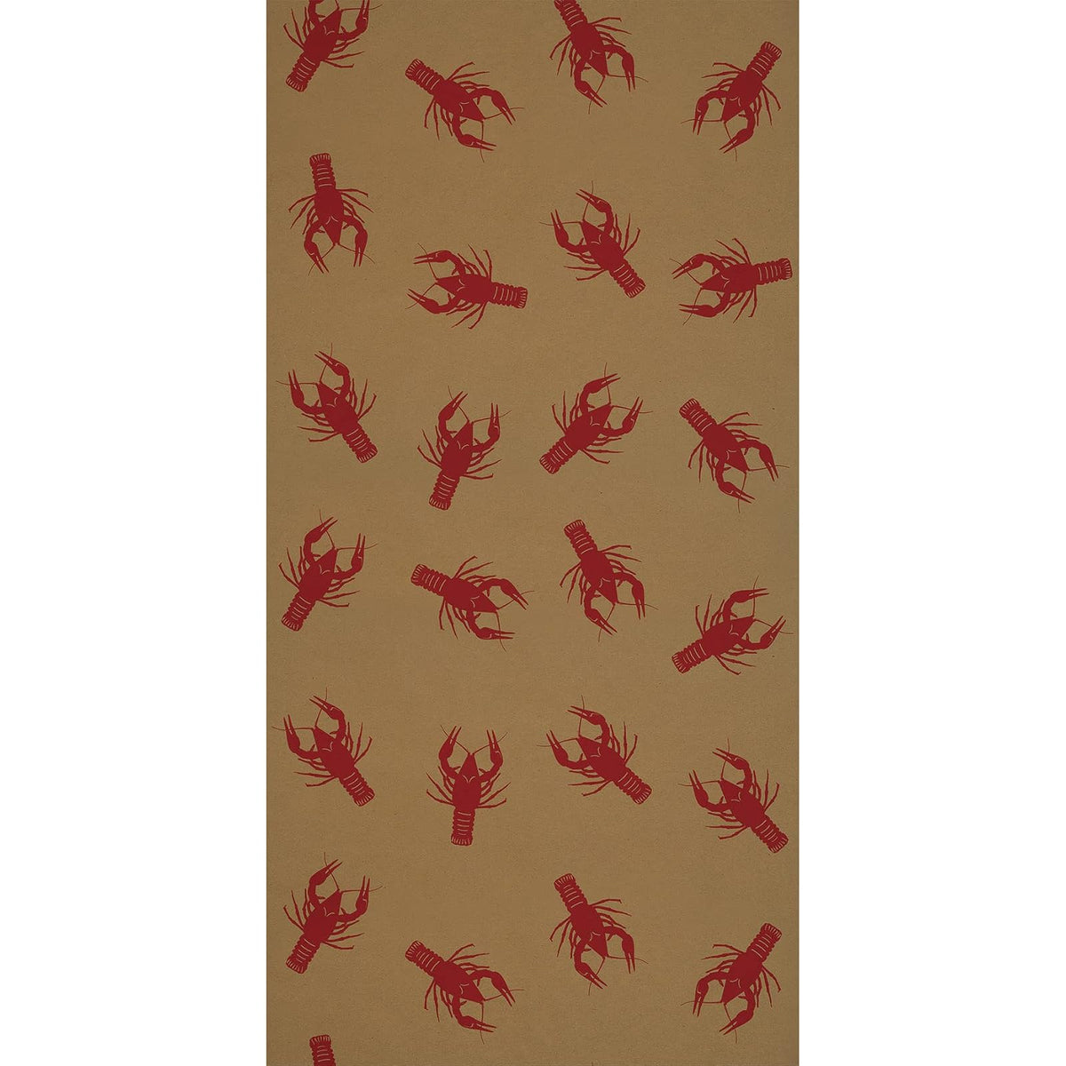 Beistle Tablecloth, 24" x 600" (Rectangular), Brown/Red