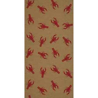 Beistle Tablecloth, 24" x 600" (Rectangular), Brown/Red
