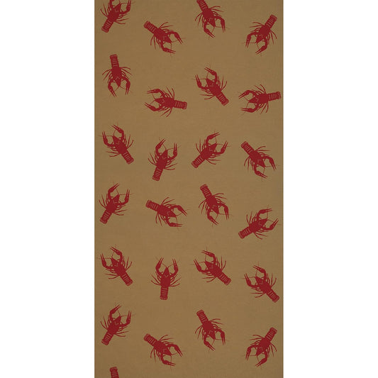 Beistle Tablecloth, 24" x 600" (Rectangular), Brown/Red