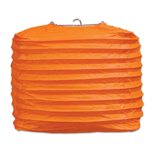 Beistle Square Paper Lanterns, 8", Orange