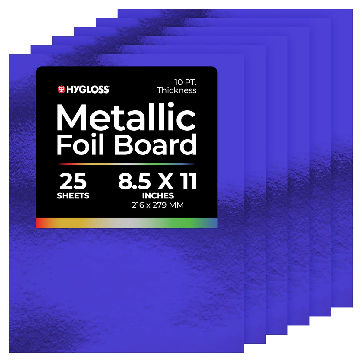 Hygloss Card Stock, 8.5 x 11, Dark Blue