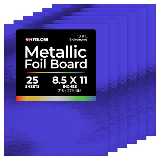 Hygloss Card Stock, 8.5 x 11, Dark Blue