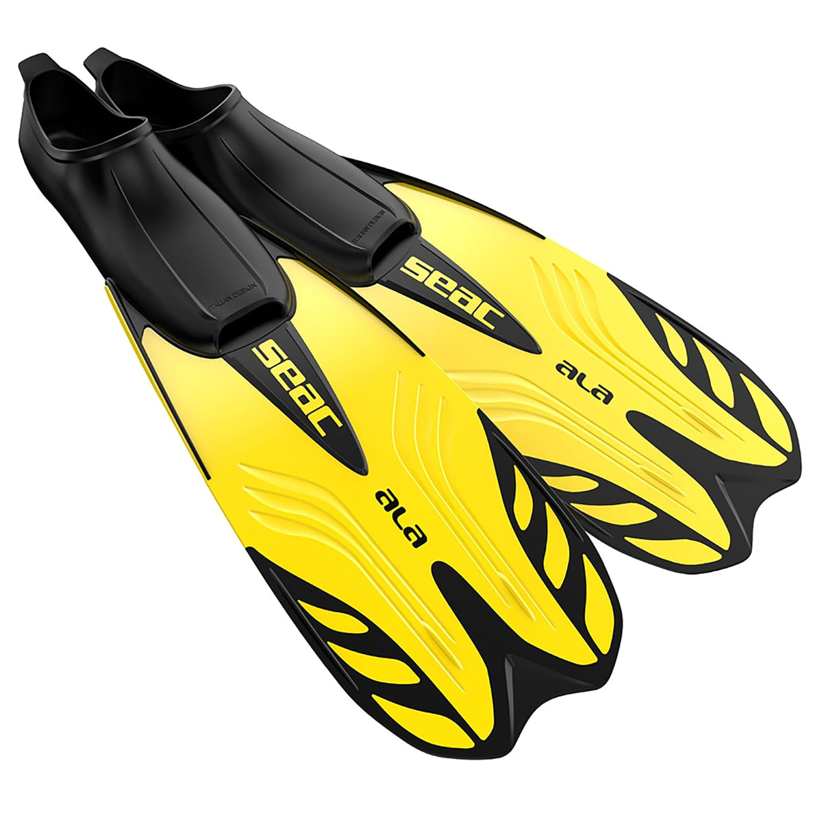 SEAC Swim Fin, 7-8, yellow