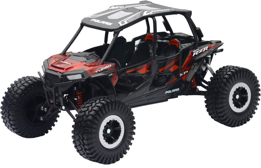 New Ray Toys 959-0125 Replica 1:18 Utv Polaris Rzr 4 Turbo Xp Rc Red