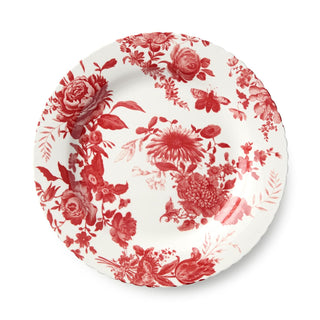 Certified International Dishware Plate, Rose and White, Casual