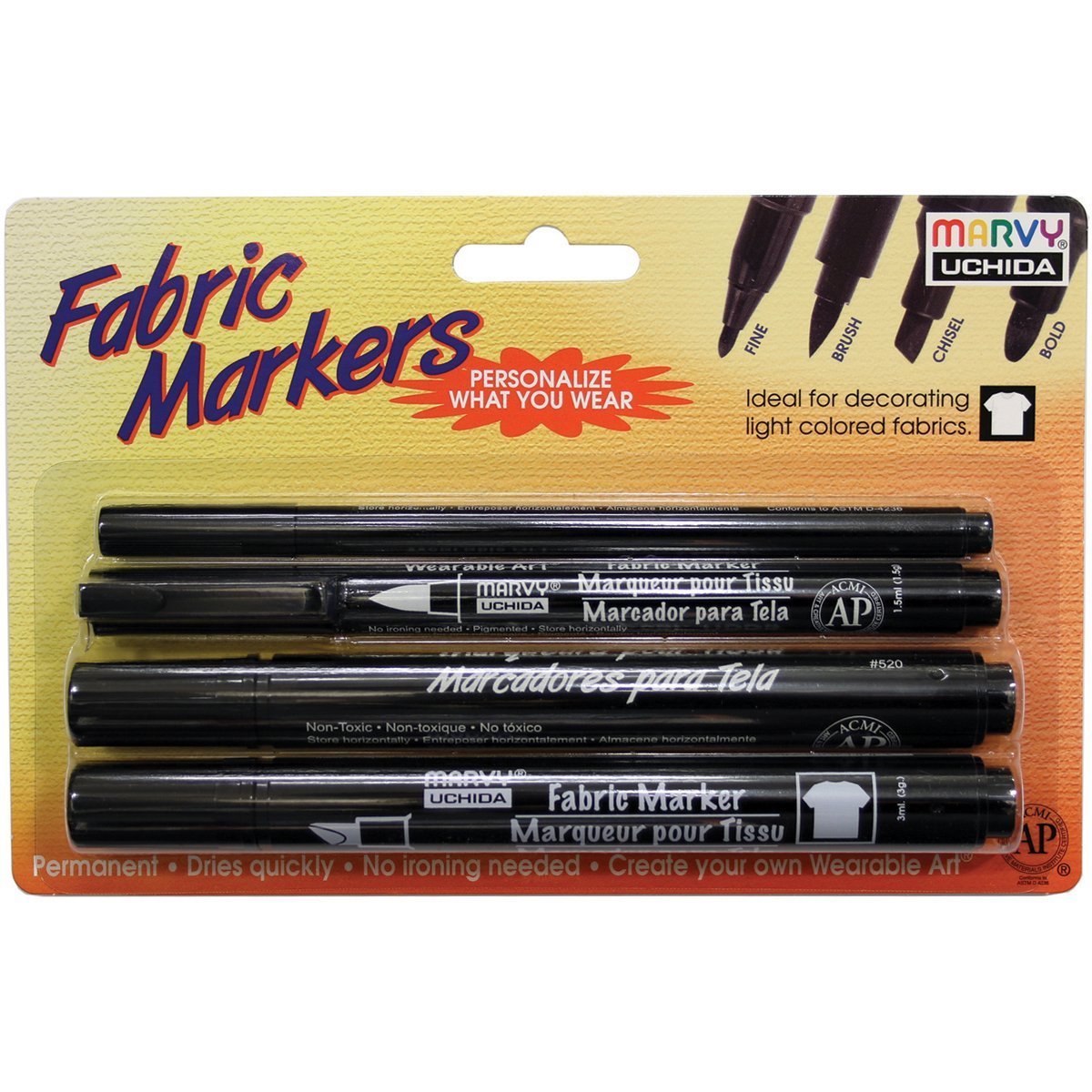 Uchida Marvy Fabric Markers Set