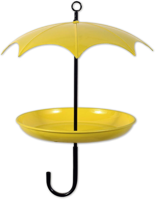 Sunset Vista 93315 Yellow Umbrella Bird Feeder, 10 inches High