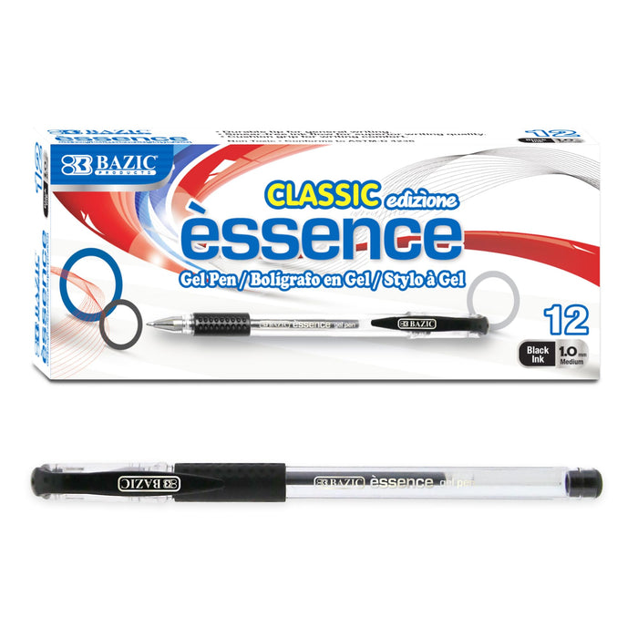 BAZIC PRODUCTS Writing Instrument, 12 Count (Pack of 1), Black