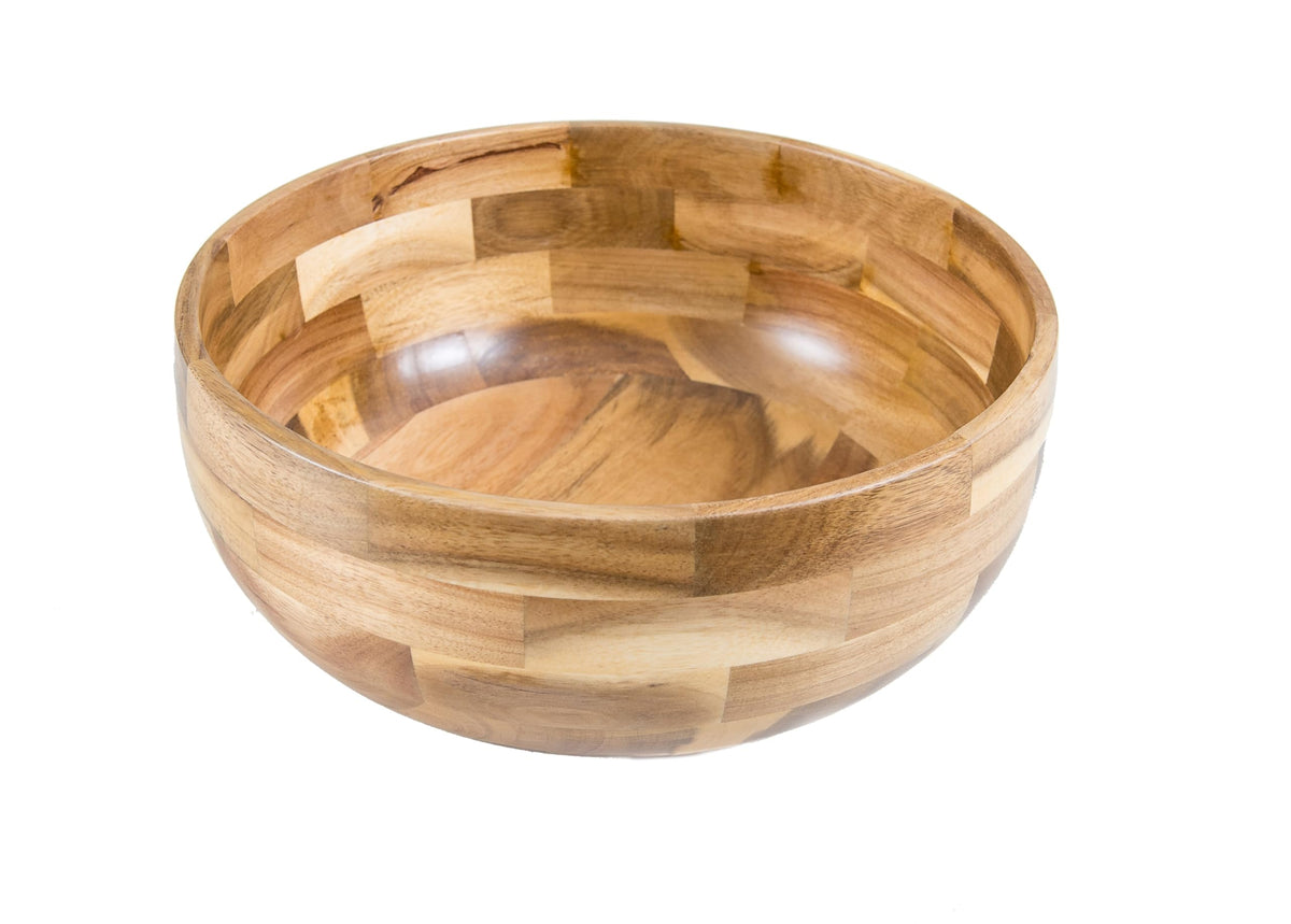 Lipper International Dishware Bowl, 12" Bowl, Acacia