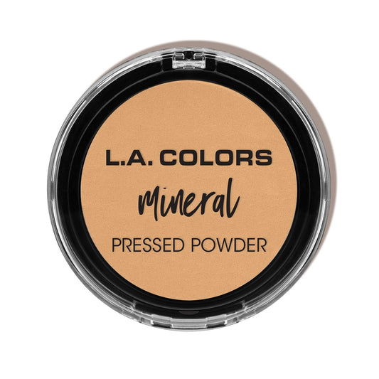 L.A. Girl COLORS Mineral Pressed Powder, Soft Honey, 1 Ounce