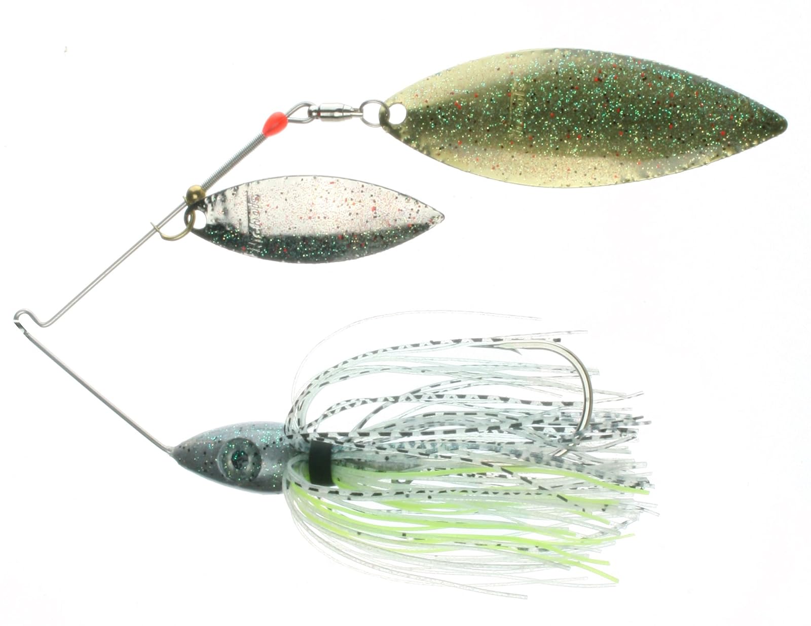 Nichols Lures DF06-1 Pulsator Depth Finder Metal Flake Spinnerbait, 1oz, Bombshell Bass