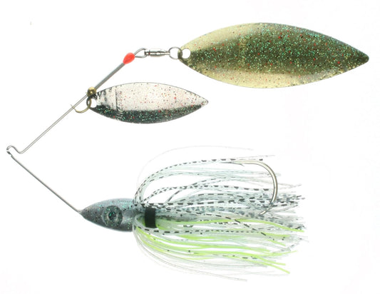 Nichols Lures DF06-1 Pulsator Depth Finder Metal Flake Spinnerbait, 1oz, Bombshell Bass