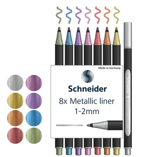Schneider Marking Pen, 1 Count (Pack of 8), Multicolor