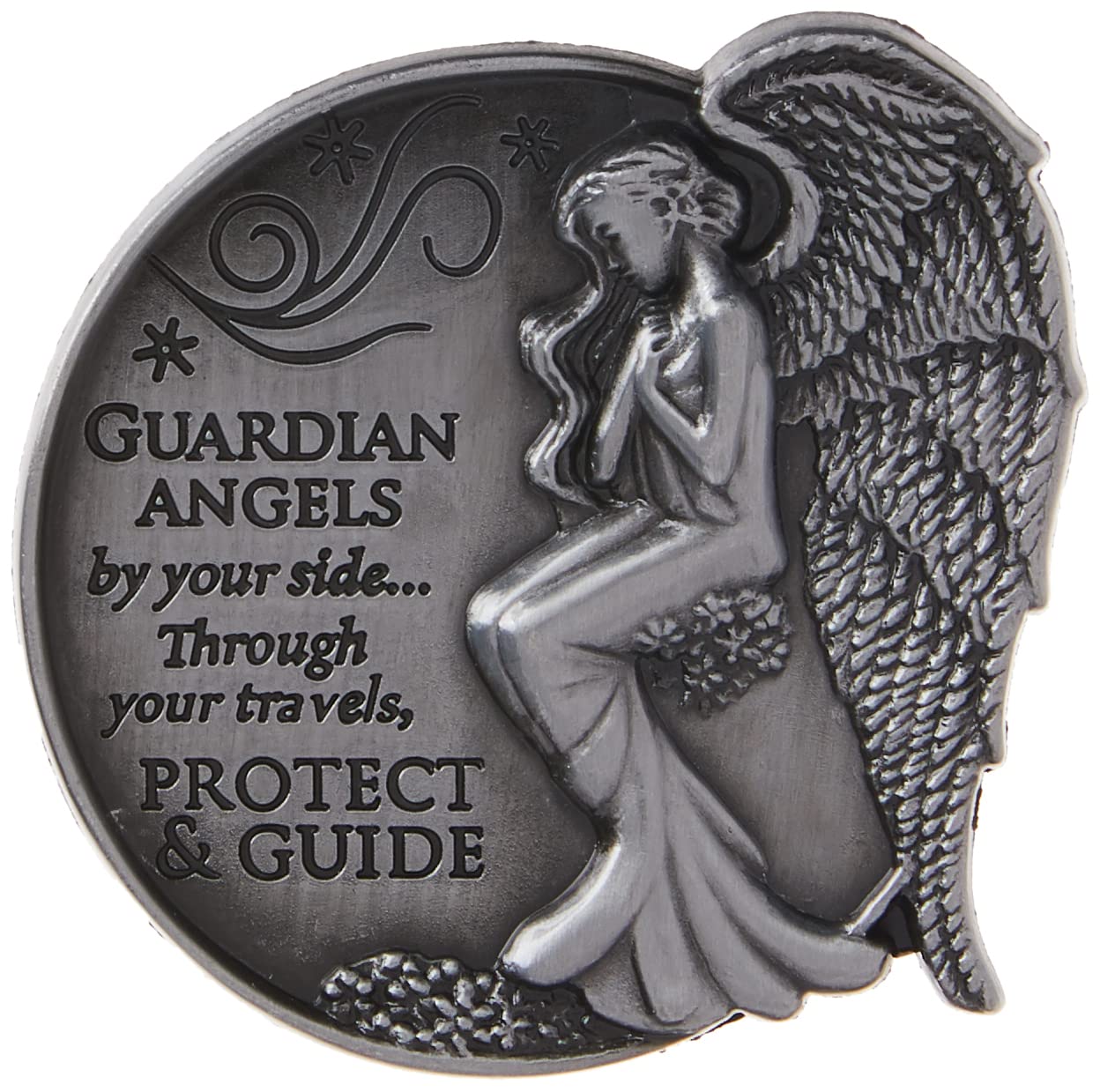 Quanta AngelStar 15690 Stars Guardian Angel Visor Clip Accent, 2-1/2-Inch