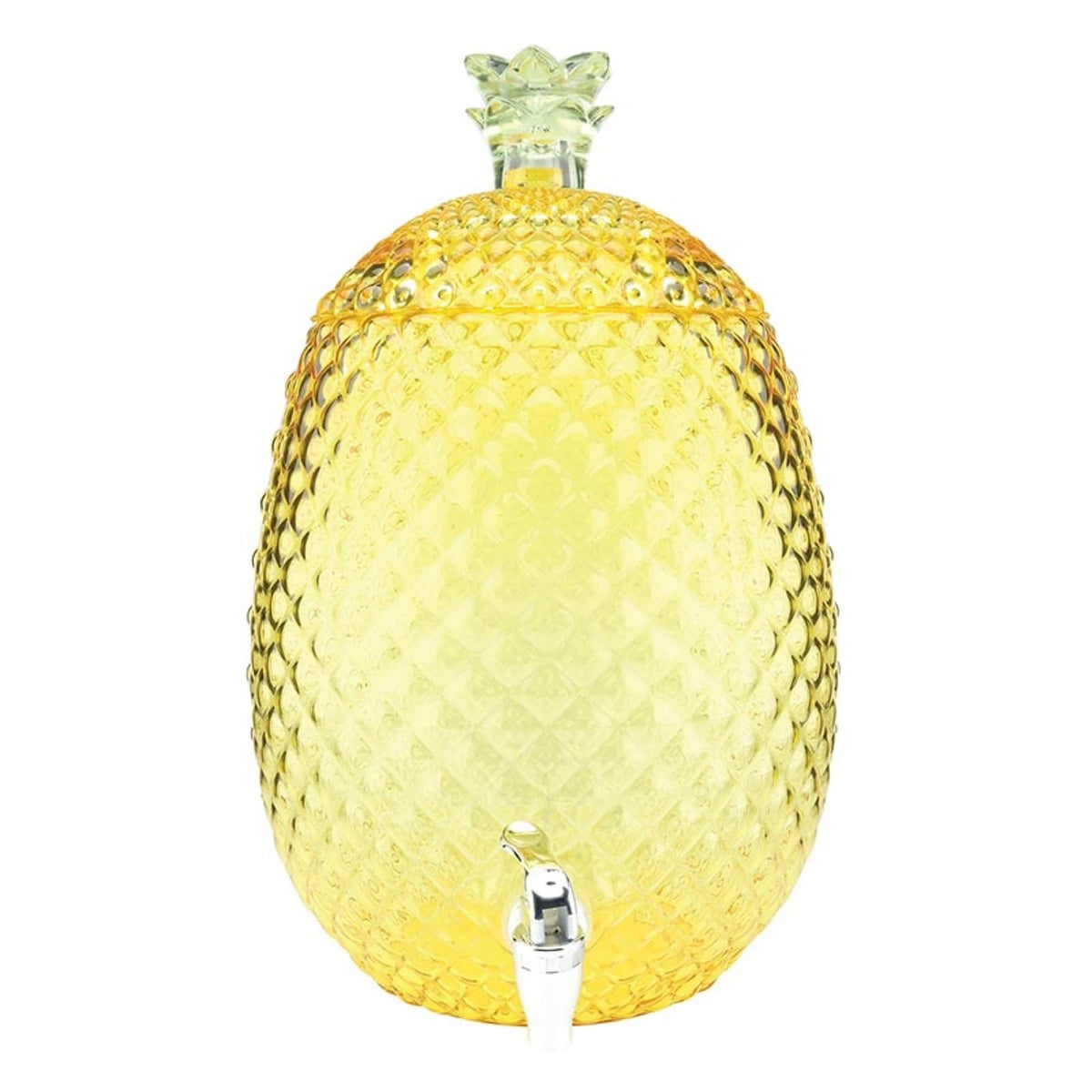 Slant Collections Gravity Beverage Dispenser, 240-Ounce, Yellow Pineapple