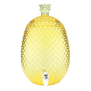 Slant Collections Gravity Beverage Dispenser, 240-Ounce, Yellow Pineapple