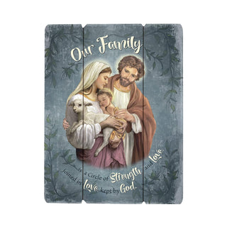 Autom Decorative Signage, Medium, Our Family is a Circle