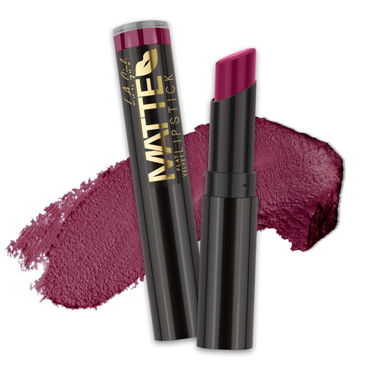 L.A. Girl Matte Flat Velvet Lipstick, Va Voom!, 0.1 Ounce