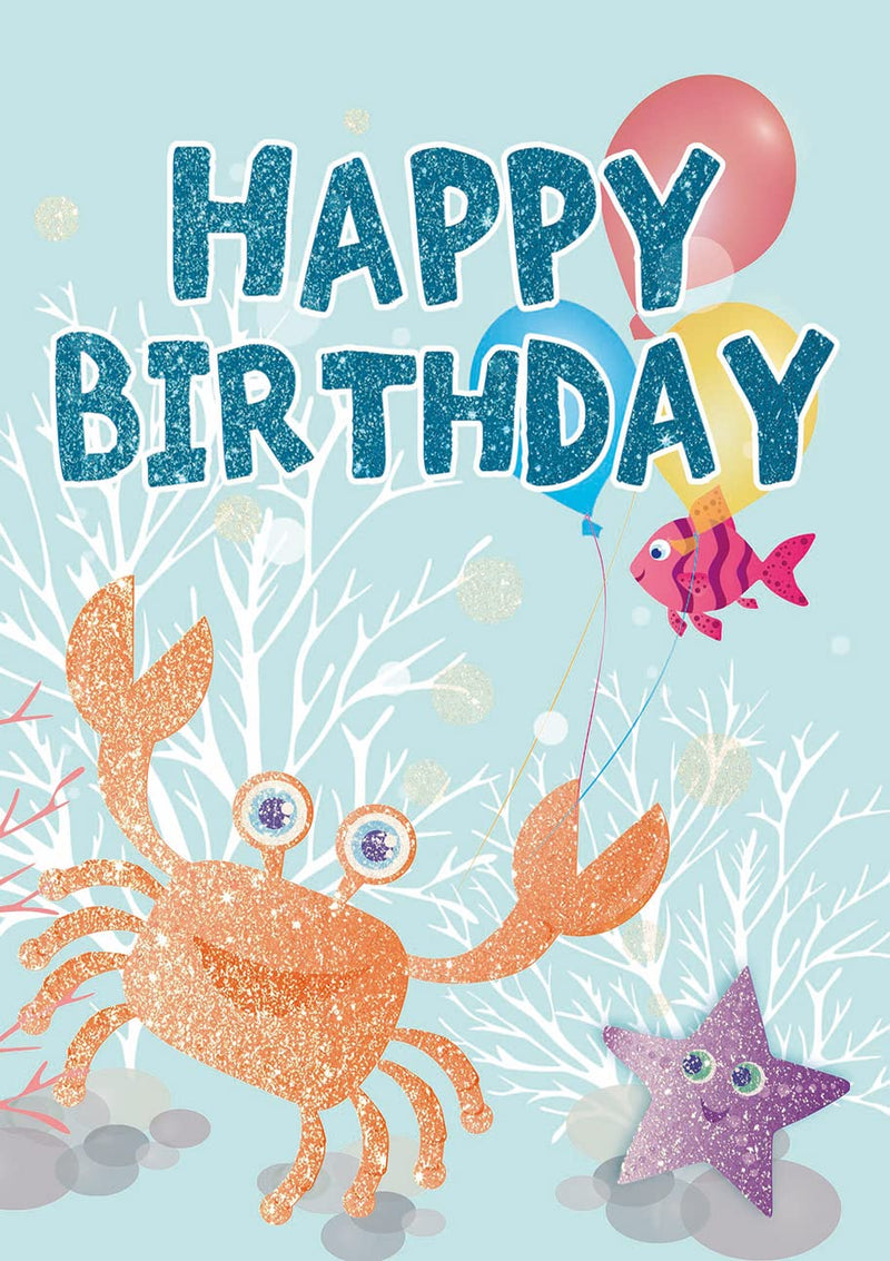 Cardoo Birthday Activity Card, Under The Sea