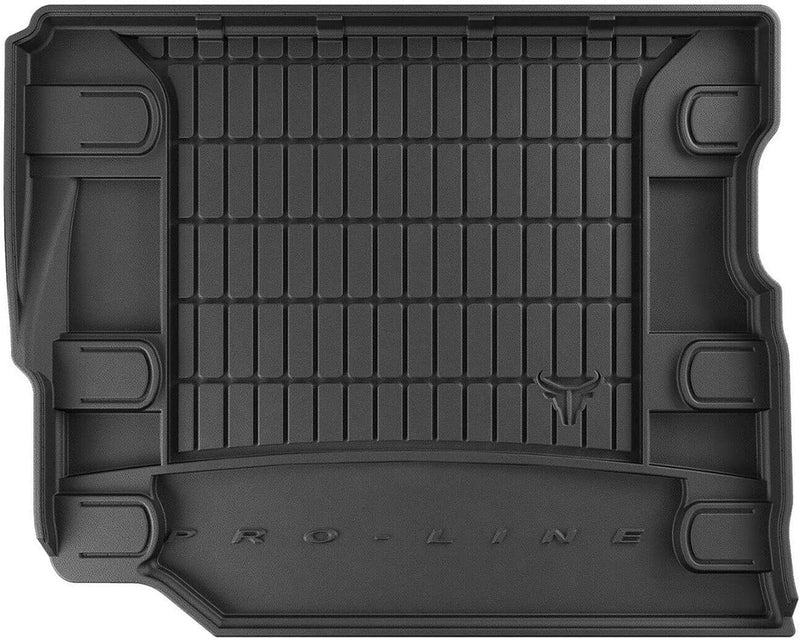 OMAC USA for Jeep Wrangler Unlimited JL 2018-2022 | Premium Cargo Liner Trunk Mat Black | All Weather Performance Rubber 3D Moldeded Kit