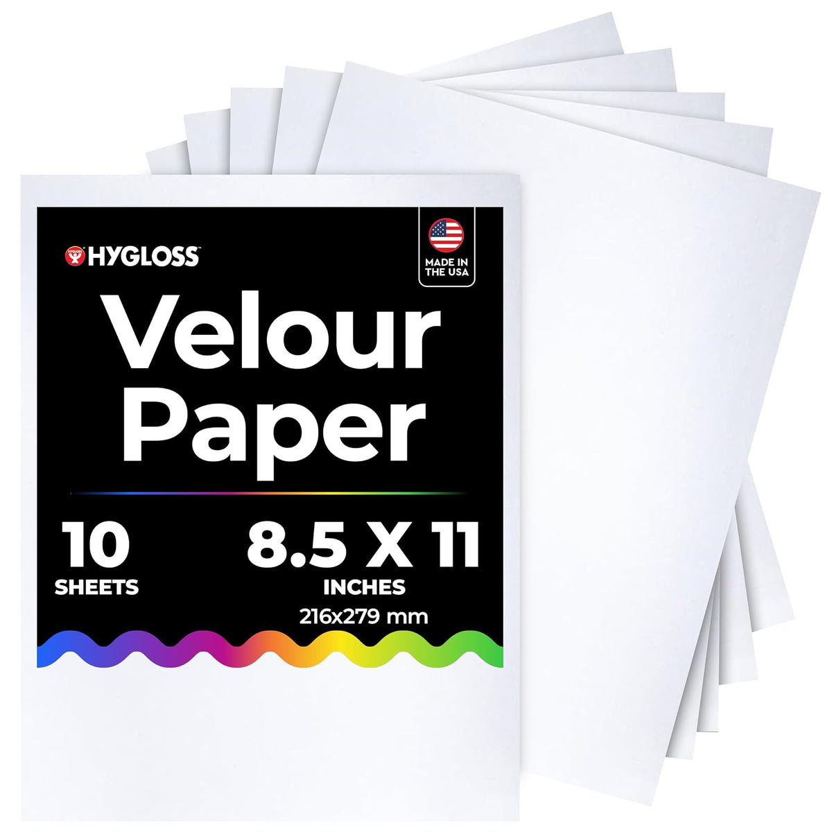 Hygloss Art Media Paper, 8.5" x 11", White