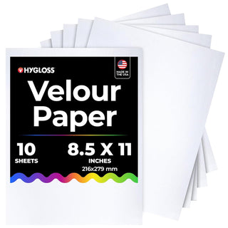 Hygloss Art Media Paper, 8.5" x 11", White