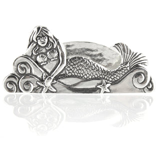 Basic Spirit Pewter Mermaid Business Card Photo Holder