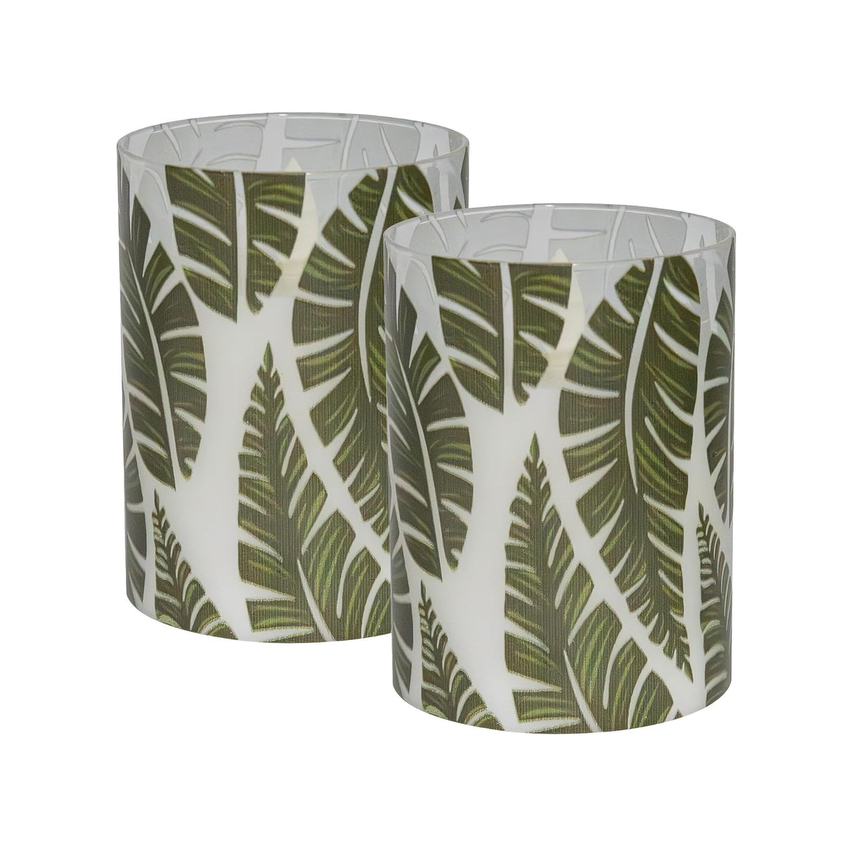 Lumabase Candle Holder, 3 inches, Green
