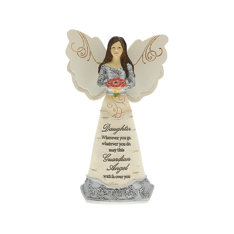 Pavilion Gift Company Elements Daughter Guardian Angel Figurine, 6", Red