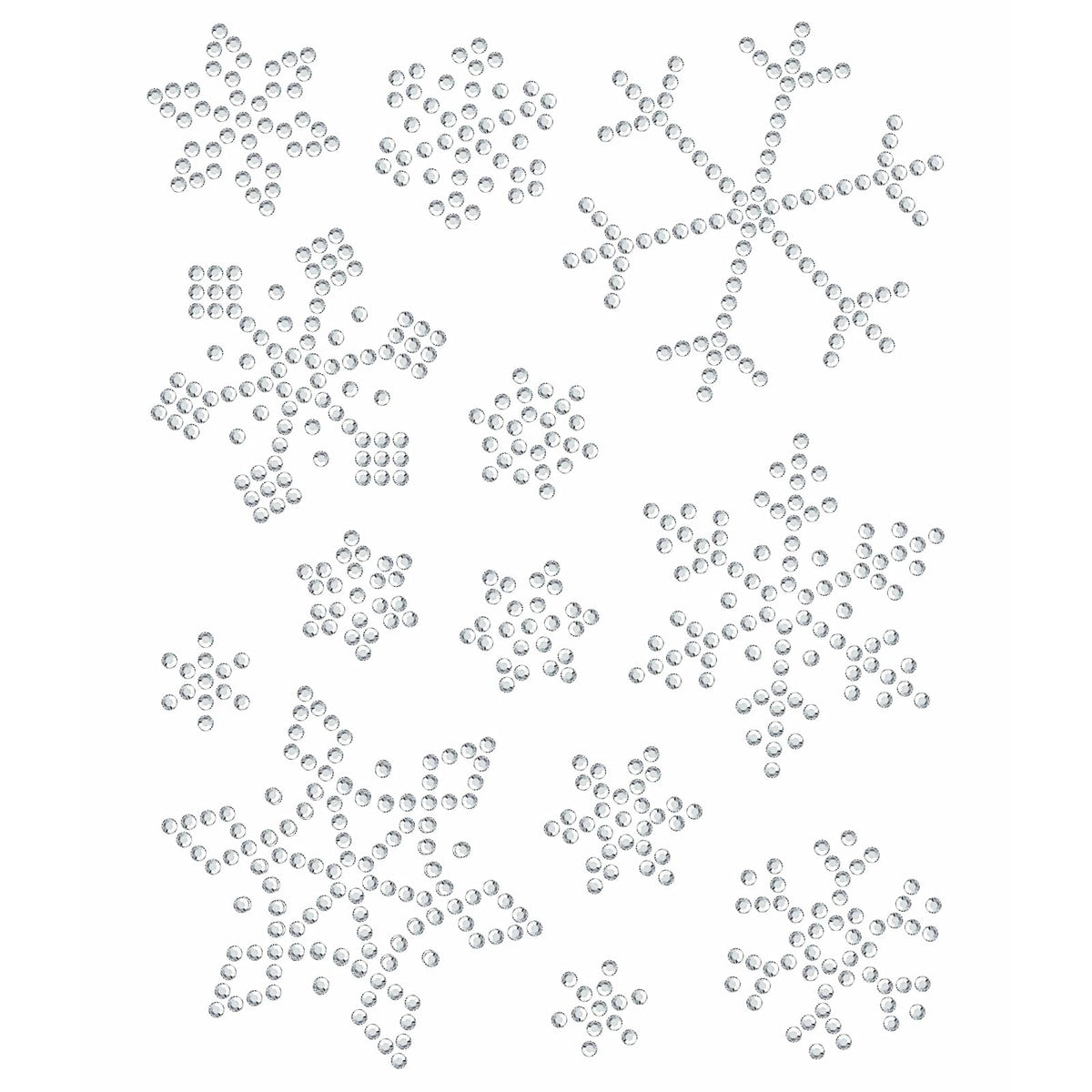 Rhinestone Genie Iron On Transfer Design, Large, Crystal Clear Rhinestones