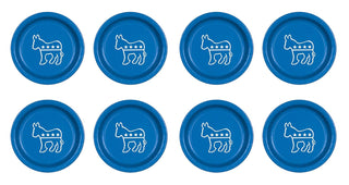 Beistle Democratic Plates (blue) (8/Pkg)