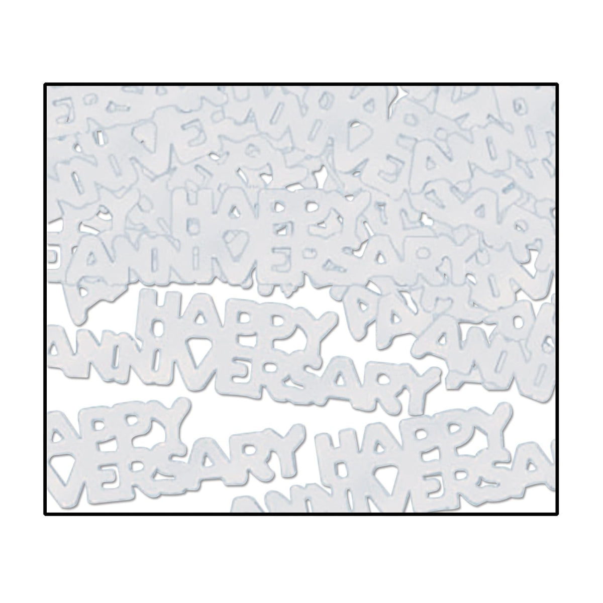 Beistle Confetti, 1 Count (Pack of 1), Silver