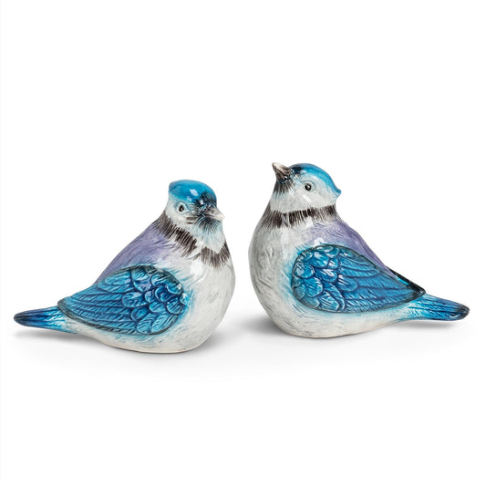 Abbott Collection  Blue Jay Salt & Pepper-4"L
