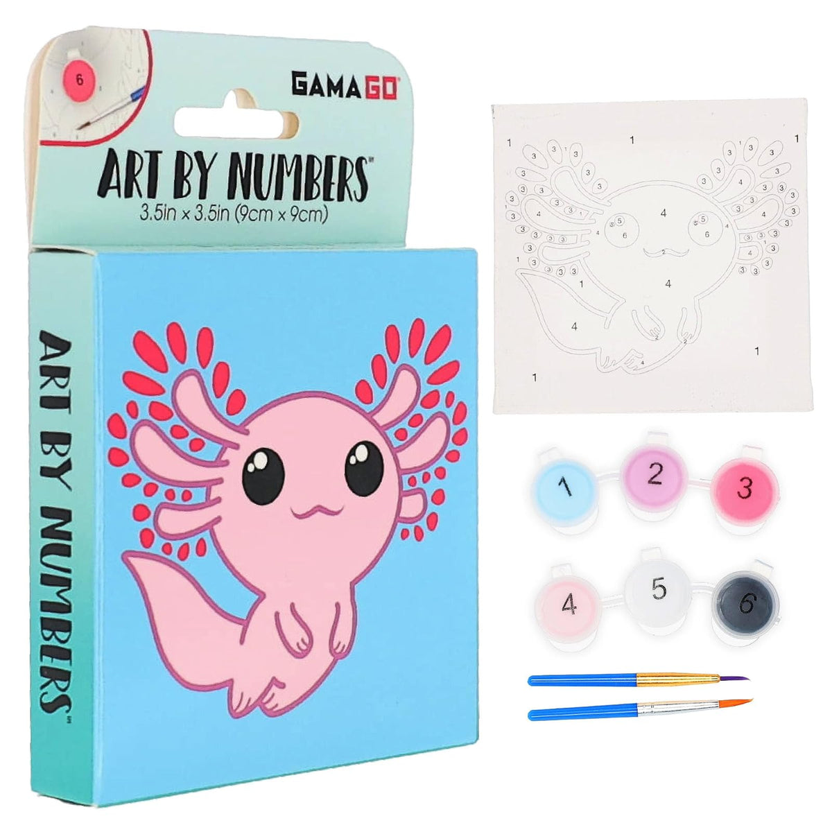 AQUARIUS Art Craft Kit, 3.5 x 3.5 inches, Multicolor