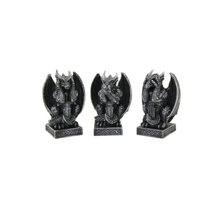 Pacific Giftware Figurine, 2.36" x 2.17" x 3.35", Black