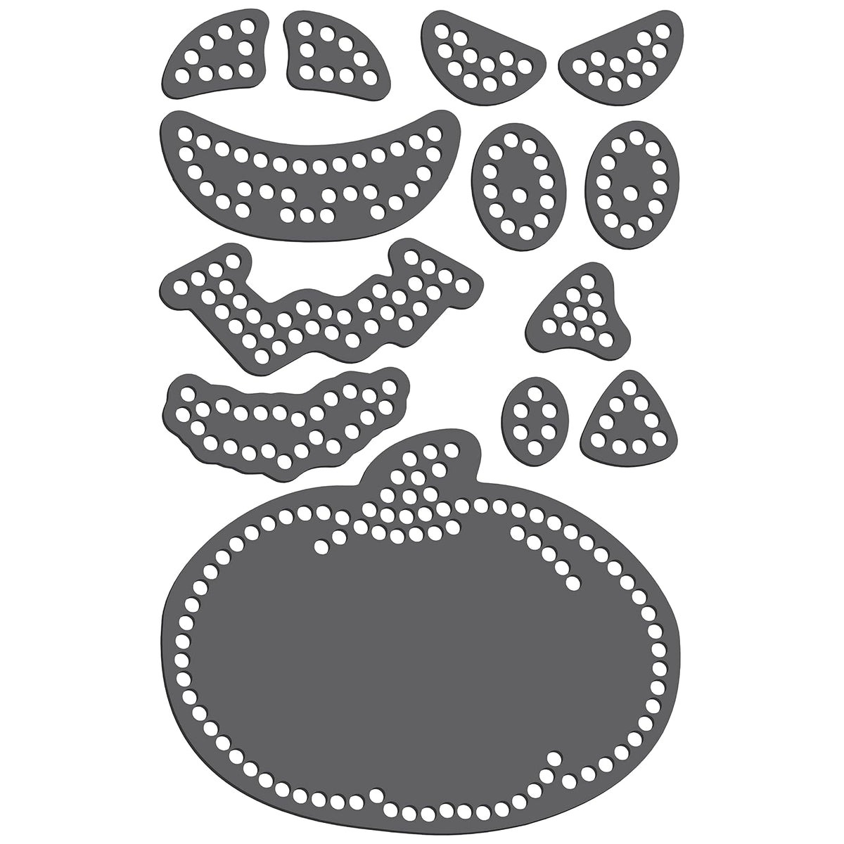Rhinestone Genie Template Stencil, 10ss (3mm), Black