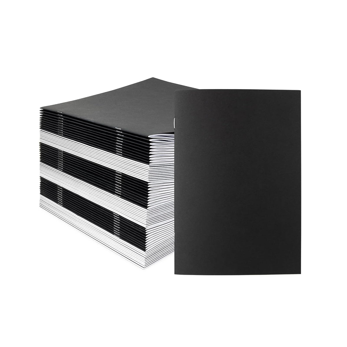 Hygloss Blank Book, 5.5 x 8.5-Inch, Black