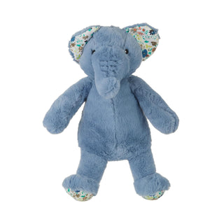 Pet Lou 15 Inch Dog Toy Elephant, Blue Stuffed Squeaky Plush