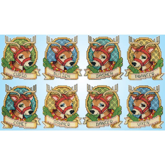 Design Works Crafts Reindeer Counted Cross Stitch Ornament Kit