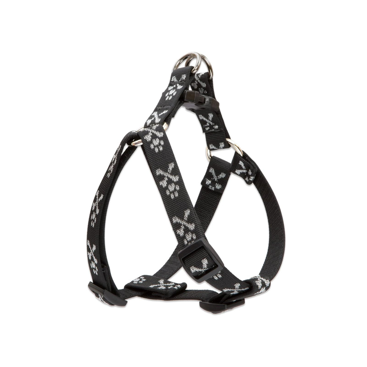 LupinePet Animal Harness, 3/4"W; 15-21" Girth, Black