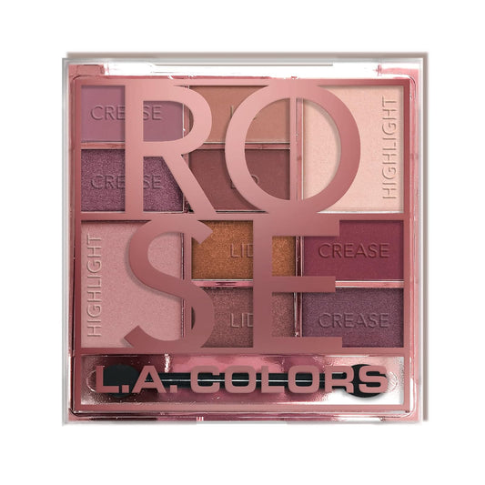 L.A. Girl COLORS Color Block Eyeshadow Palette, Rose