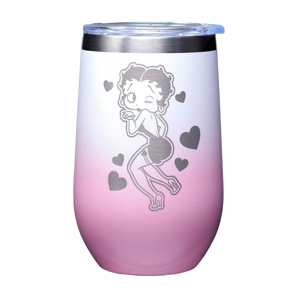 Spoontiques Drinking Cup, 16 Ounces, Betty Boop, Etched